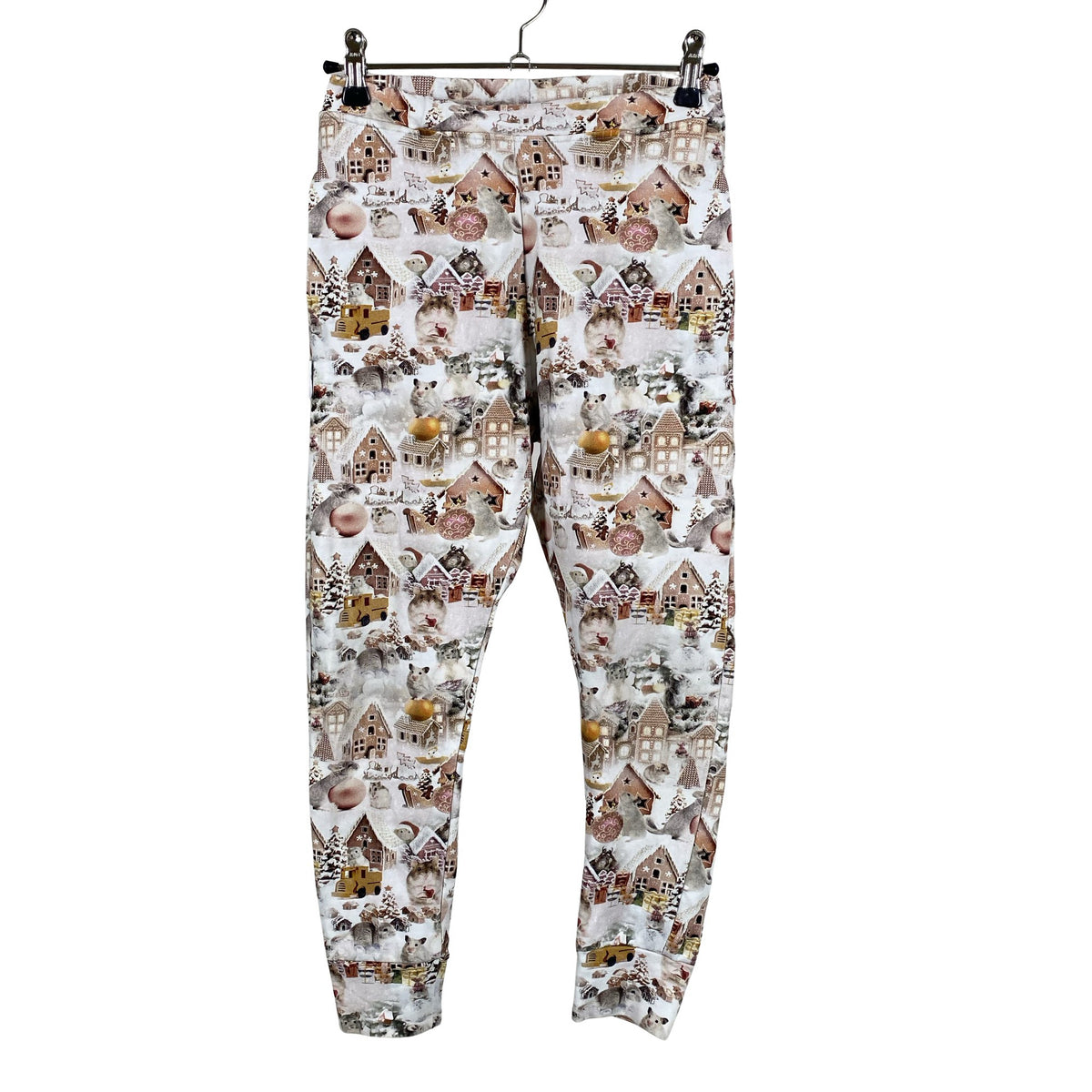 Unisex Gugguu - Dressikangast püksid, suurus 122 - 128 - Valge (1)