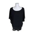 Unisex Create - Lühikeste käistega pluus, suurus 40 - Must ()