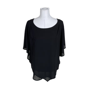 Unisex Create - Lühikeste käistega pluus, suurus 40 - Must (1)