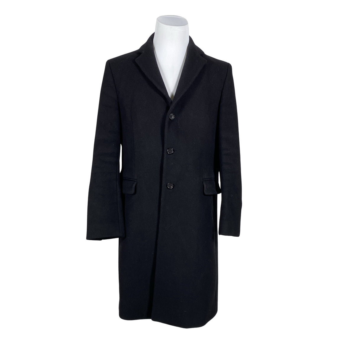 Unisex Acne Studios - Villane mantel, suurus L - Must (1)