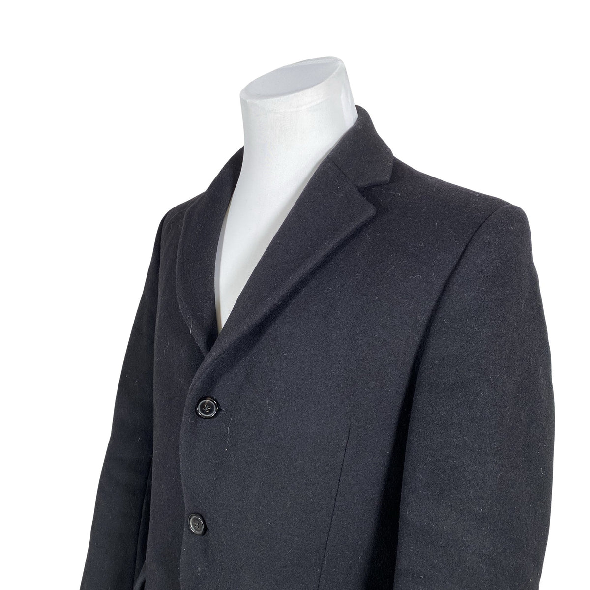 Unisex Acne Studios - Villane mantel, suurus L - Must (2)