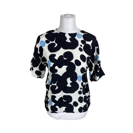 Unisex Marimekko - Lühikeste käistega pluus, suurus 36 - Sinine ()