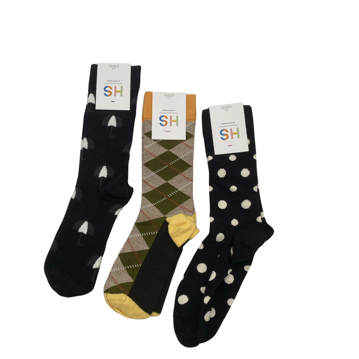 Unisex Happy Socks - Sokid, suurus 41 - Must (1)