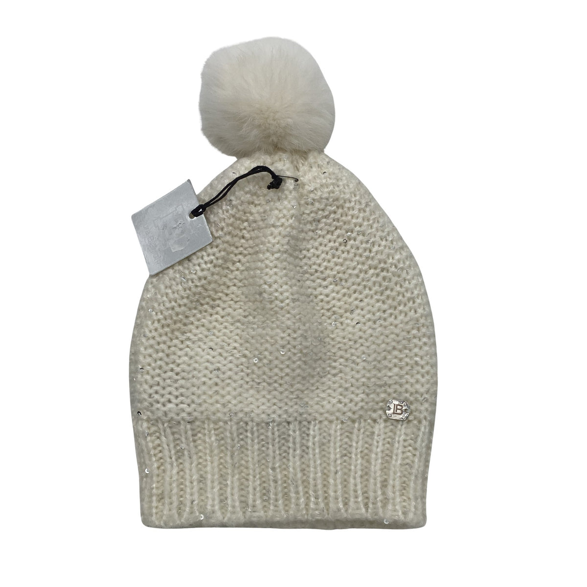 Unisex Laura Biagiotti - Talvemüts, suurus 54 - 56 cm - Looduslik valge (1)