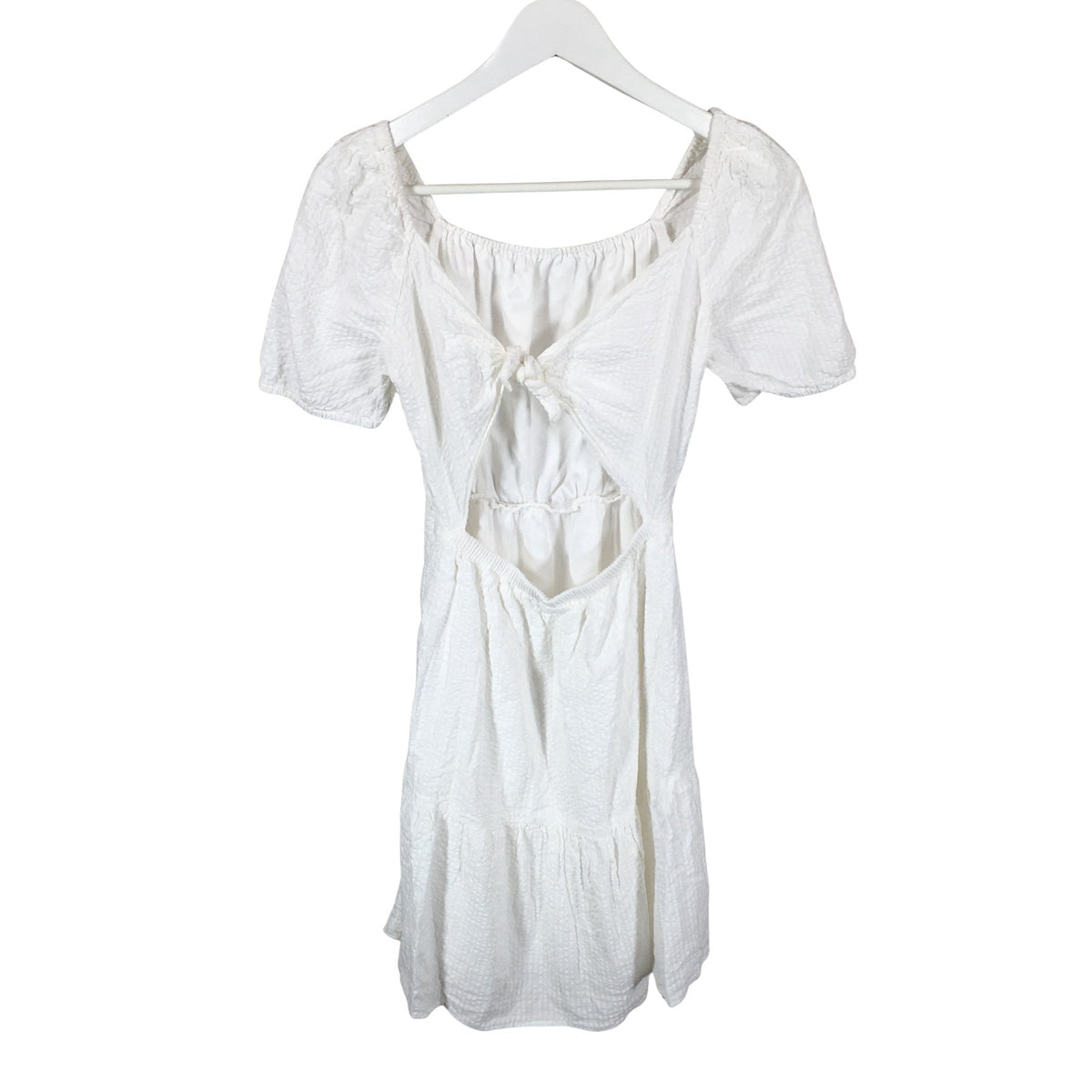 Unisex Lindex - Mitteveniv kleit, suurus 146 - 152 - Valge (2)