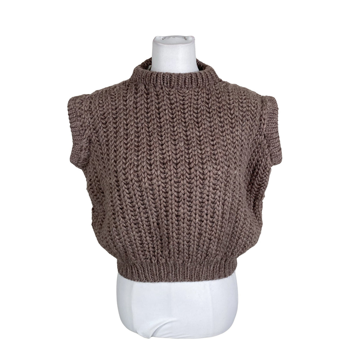 Unisex Handmade - Kampsun, suurus 38 - Pruun (1)