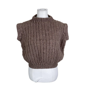 Unisex Handmade - Kampsun, suurus 38 - Pruun (1)