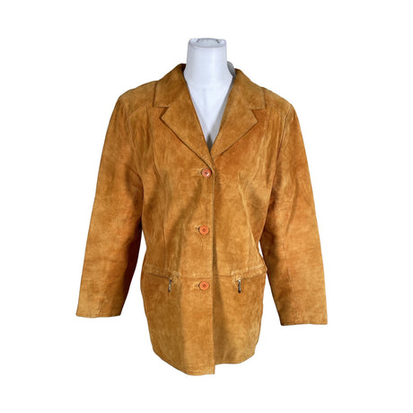 Unisex Big-L - Nahktagi, suurus 40 - Oranž ()