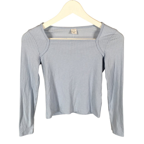 Unisex Lindex - Trikotaažist pluus, suurus 134 - 140 - Helesinine ()