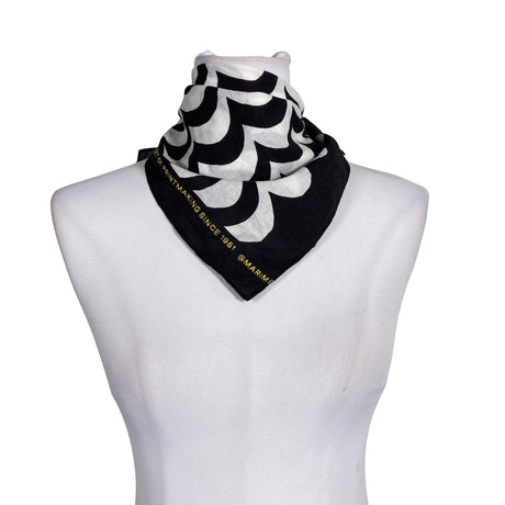 Unisex Marimekko - Õhuke sall, suurus Midi - Must ()