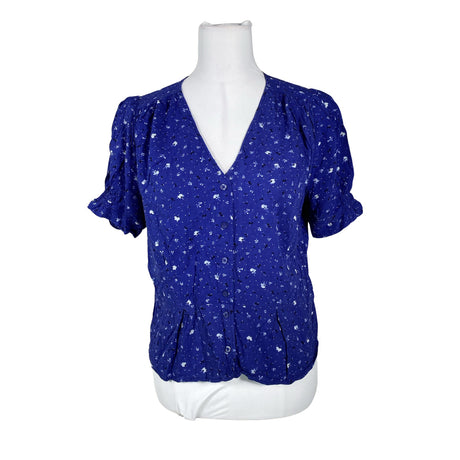 Unisex Holly & Whyte by Lindex - Lühikeste käistega pluus, suurus Ei kokoa - Sinine ()