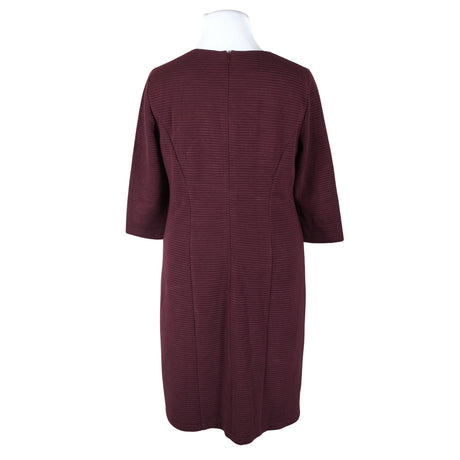 Unisex Gerry Weber - Trikotaažist kleit, suurus 42 - Veinipunane (2)