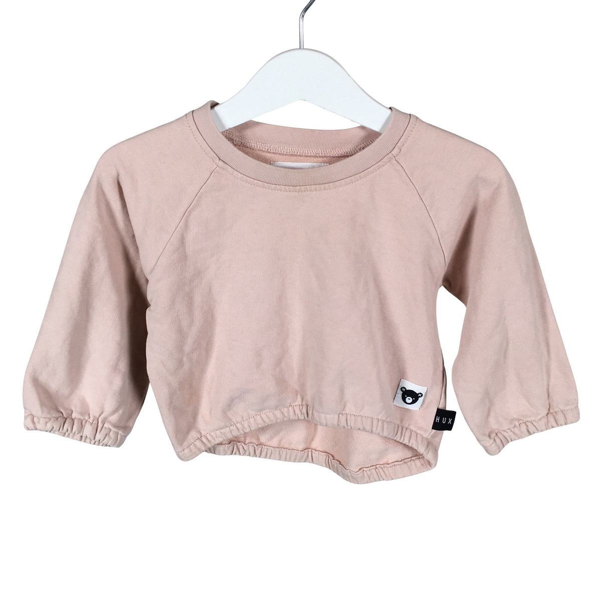 Unisex Huxbaby - Dressikangast pluus, suurus 80 - 86 - Heleroosa (1)