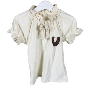 Unisex Mini Rodini - T-särk, suurus 104 - 110 - Looduslik valge (1)