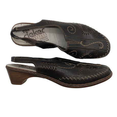 Unisex Rieker - Kontsakingad, suurus 39 - Pruun ()