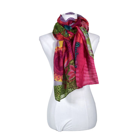 Unisex Desigual - Õhuke sall, suurus Maxi - Roosa ()