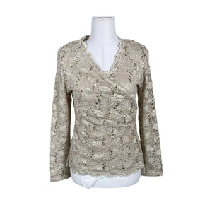 Unisex R&M Richards - Pidulik pluus, suurus 38 - Beige (1)