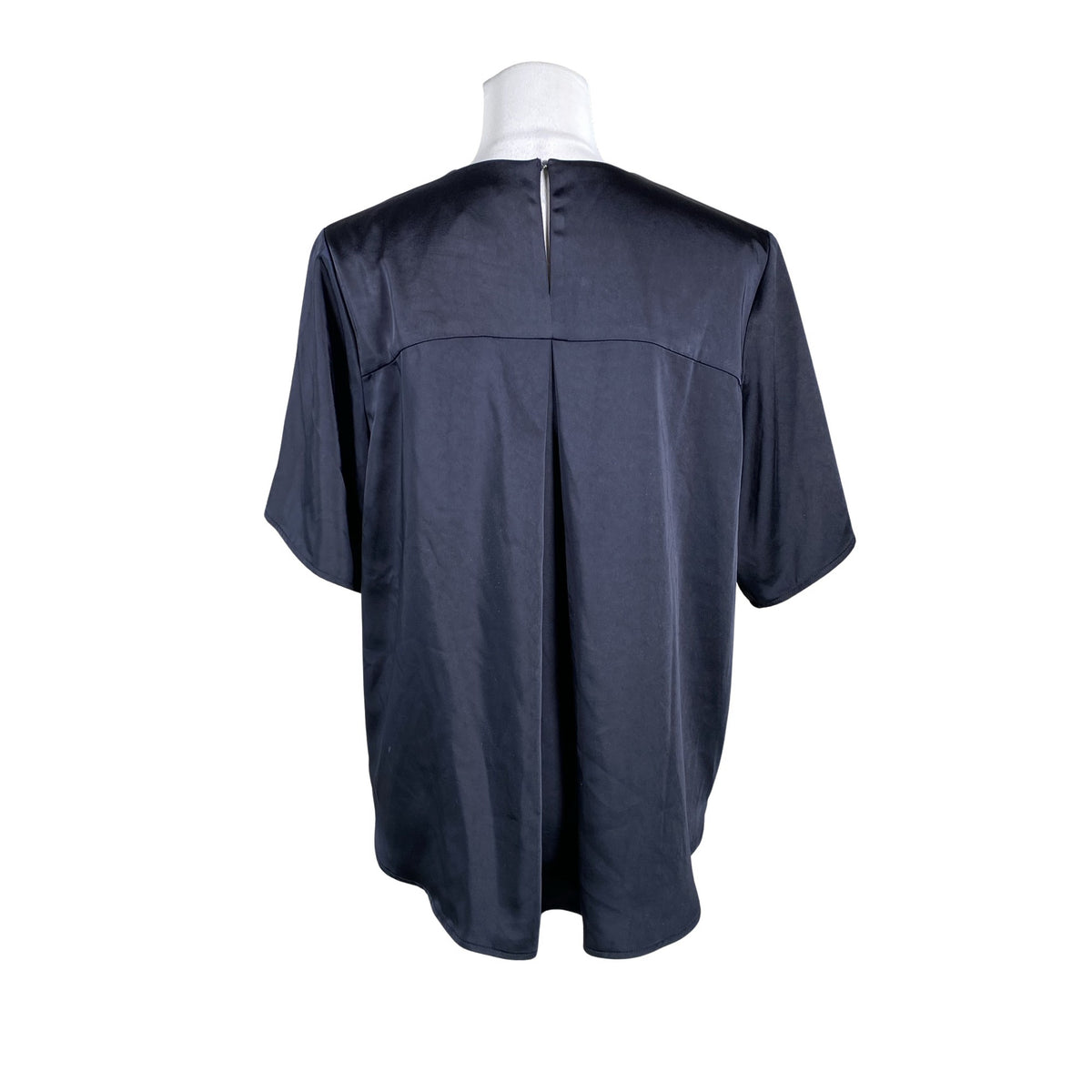 Unisex Samsoe&Samsoe - Lühikeste käistega pluus, suurus 38 - Sinine (2)