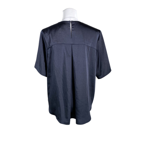 Unisex Samsoe&Samsoe - Lühikeste käistega pluus, suurus 38 - Sinine (2)