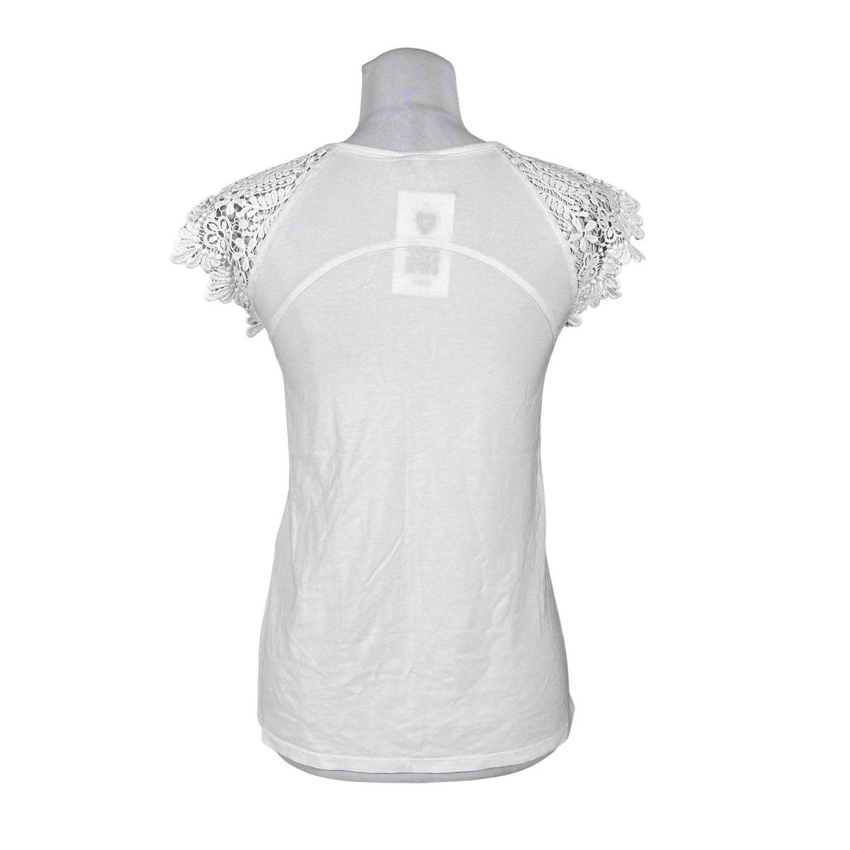 Unisex Esprit - Lühikeste käistega pluus, suurus 34 - Valge (2)