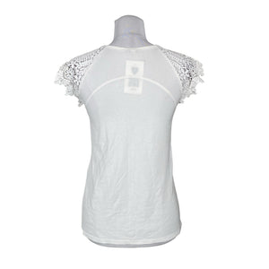 Unisex Esprit - Lühikeste käistega pluus, suurus 34 - Valge (2)