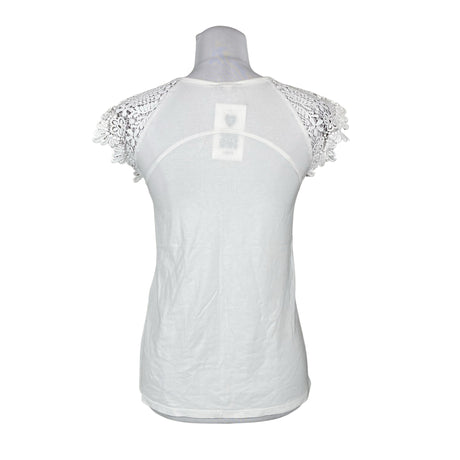 Unisex Esprit - Lühikeste käistega pluus, suurus 34 - Valge (2)