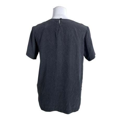 Unisex Järvi Muoti - Lühikeste käistega pluus, suurus 36 - Hall (2)