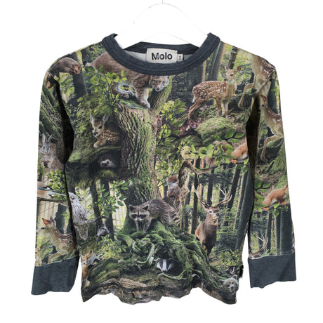 Unisex Molo Kids - Trikotaažist pluus, suurus 110 - 116 - Roheline ()