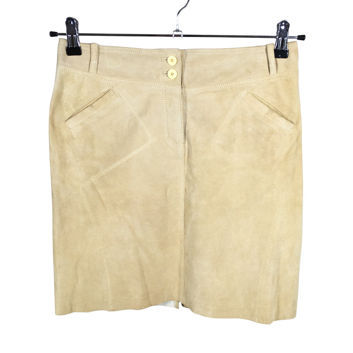 Unisex Claire.dk - Nahkseelik, suurus 34 - Kollane (1)