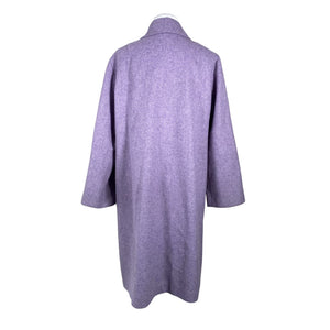 Unisex Selected - Villane mantel, suurus 38 - Lilla (2)