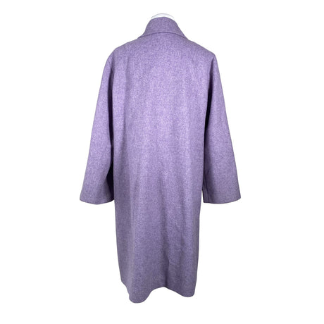 Unisex Selected - Villane mantel, suurus 38 - Lilla (2)