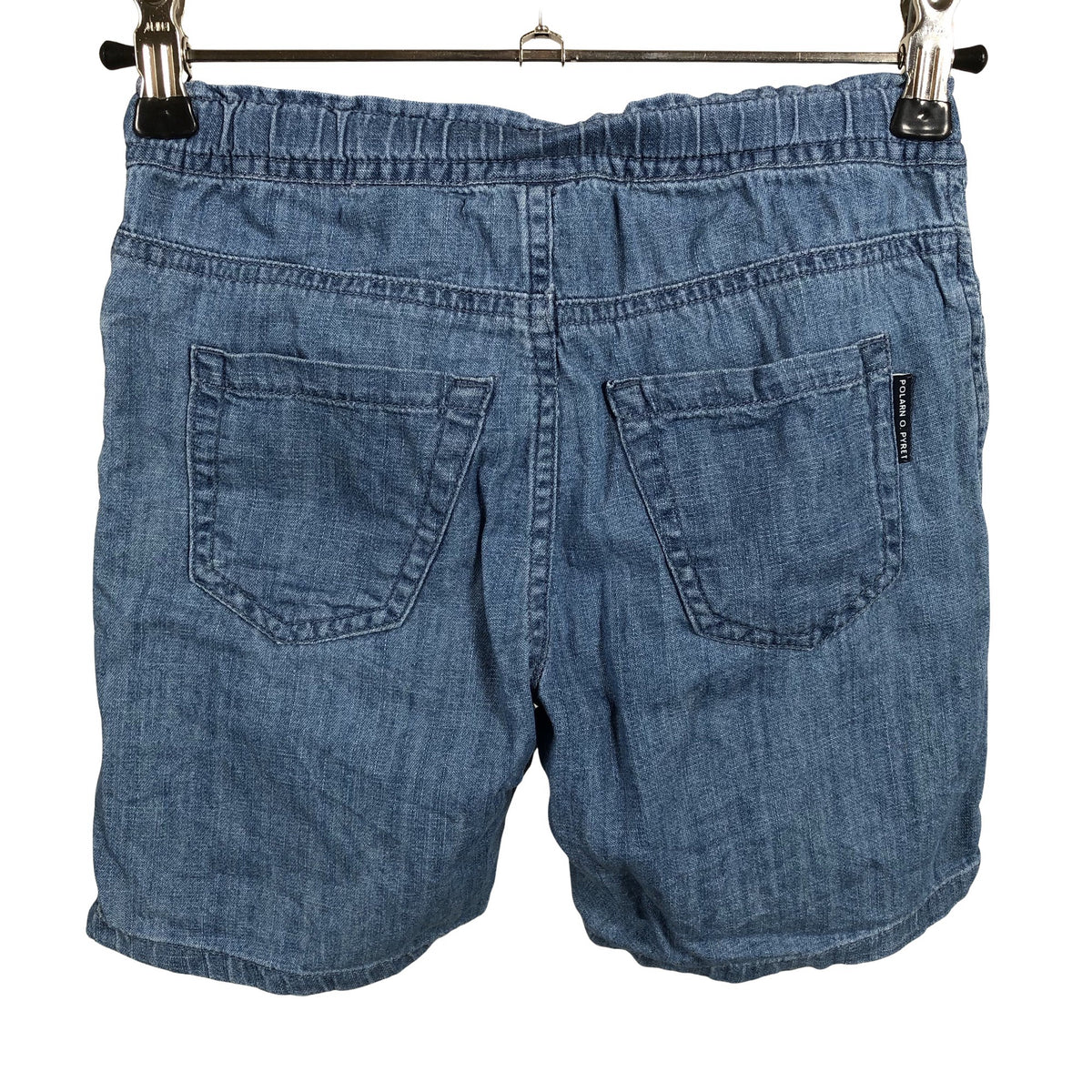 Unisex Polarn O. Pyret - Teksast lühikesed püksid, suurus 104 - 110 - Helesinine (2)