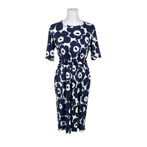 Unisex Marimekko - Trikotaažist kleit, suurus 34 - Sinine (1)