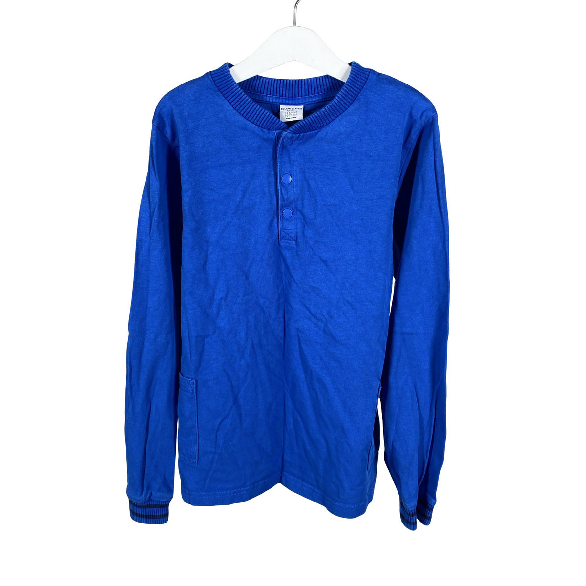 Unisex Polarn O. Pyret - Trikotaažist pluus, suurus 146 - 152 - Sinine (1)