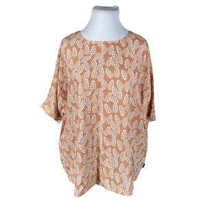 Unisex Finlayson - Lühikeste käistega pluus, suurus 42 - Oranž (1)