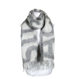 Unisex Acne Studios - Õhuke sall, suurus Midi - Hall (1)