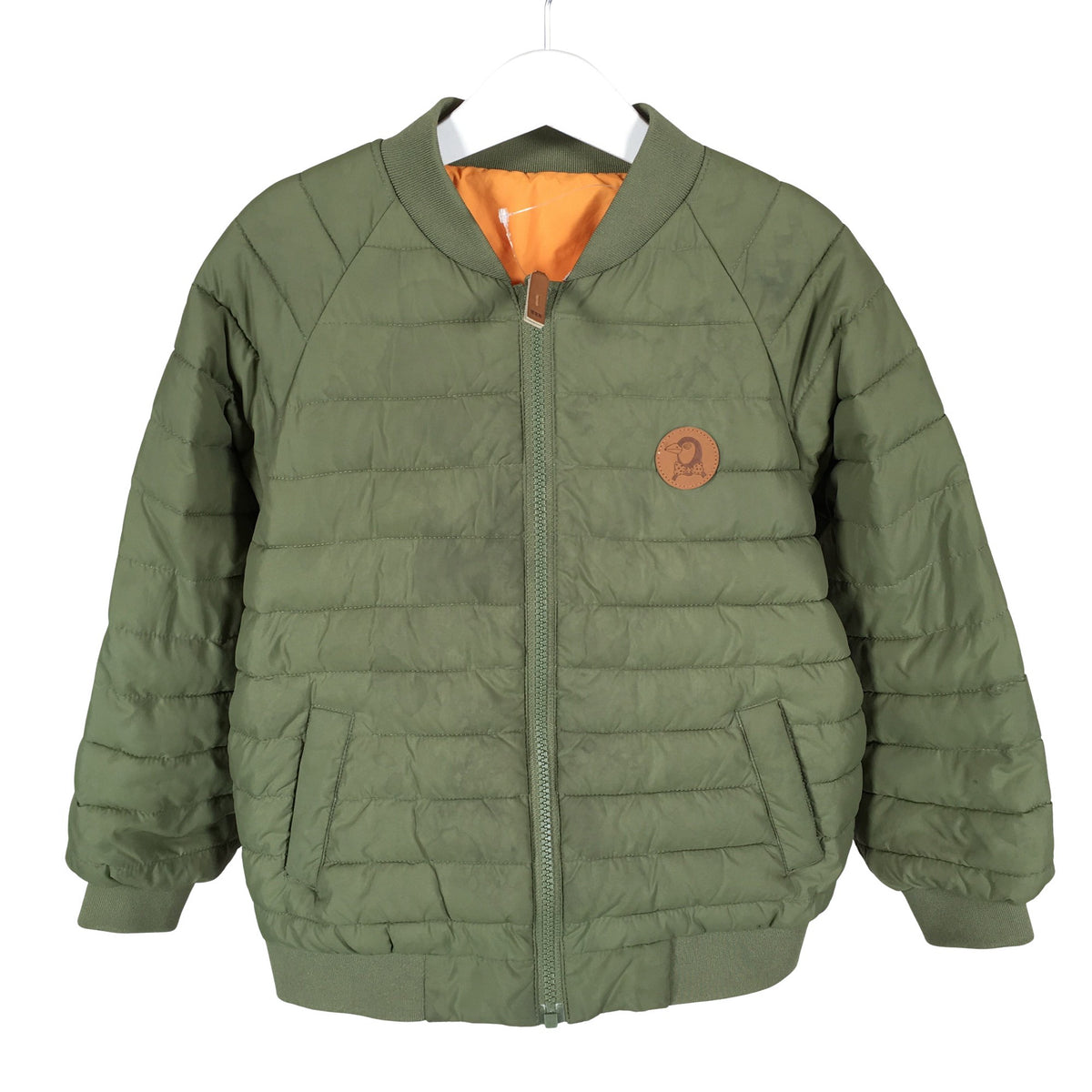 Unisex Mini Rodini - Õhem talvejope, suurus 128 - 134 - Roheline (1)