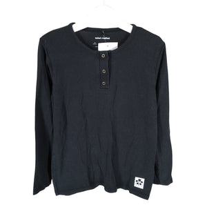 Unisex Mini Rodini - Trikotaažist pluus, suurus 128 - 134 - Must (1)