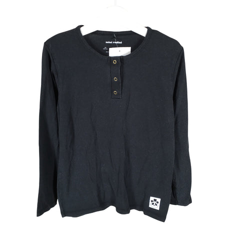 Unisex Mini Rodini - Trikotaažist pluus, suurus 128 - 134 - Must ()