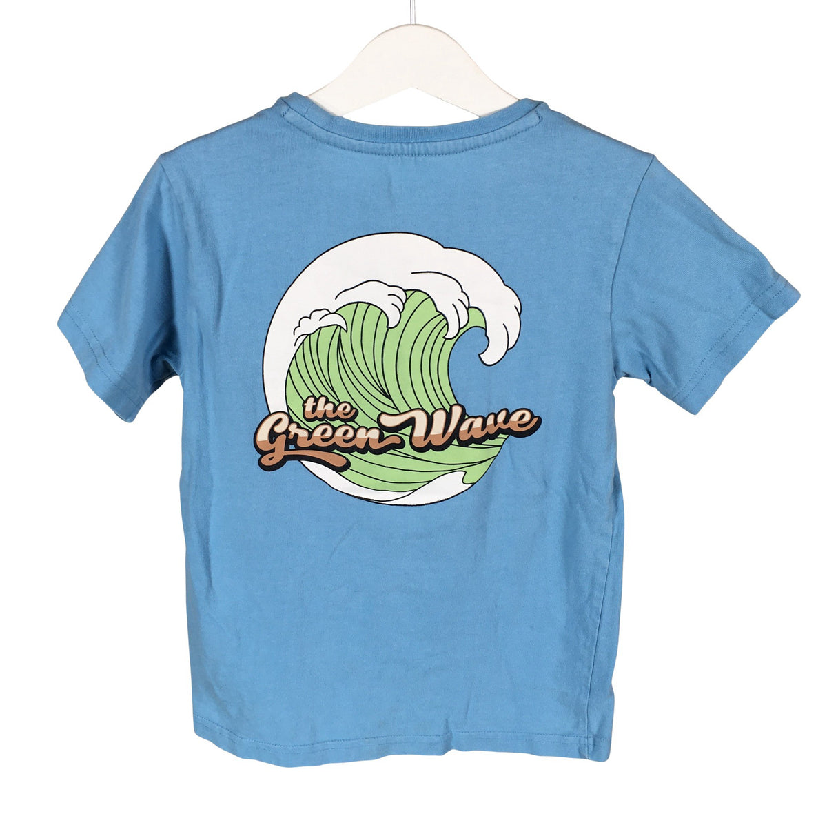 Unisex Knowledge Cotton Apparel - T-särk, suurus 122 - 128 - Sinine (2)