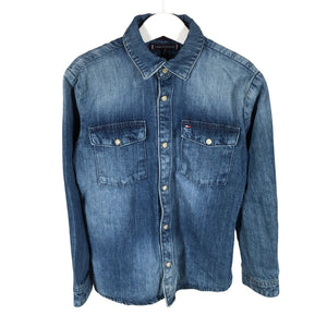 Unisex Tommy Hilfiger - Teksasärk, suurus 122 - 128 - Sinine (1)