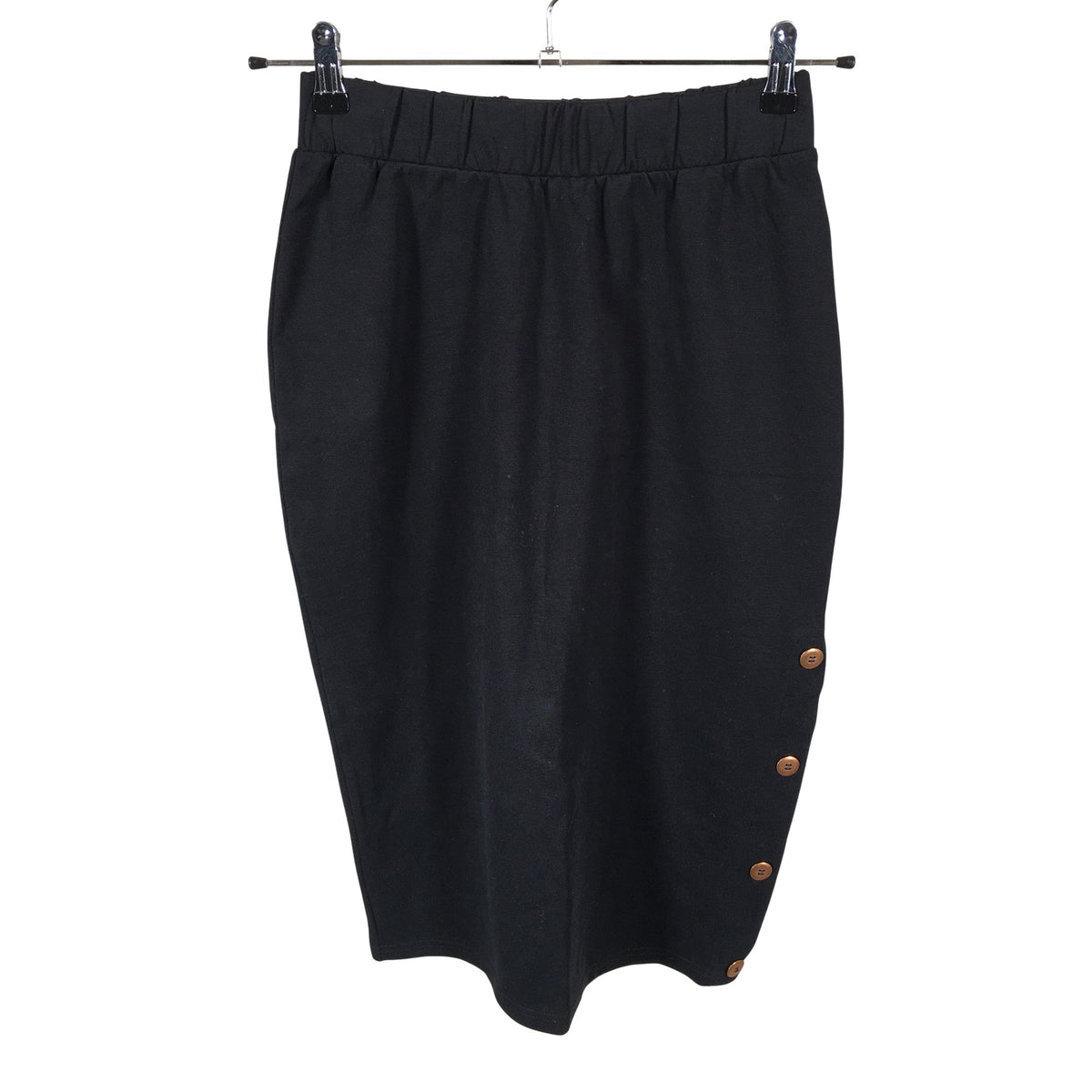 Unisex Aarrelabel - Trikotaažist seelik, suurus 38 - Must (1)