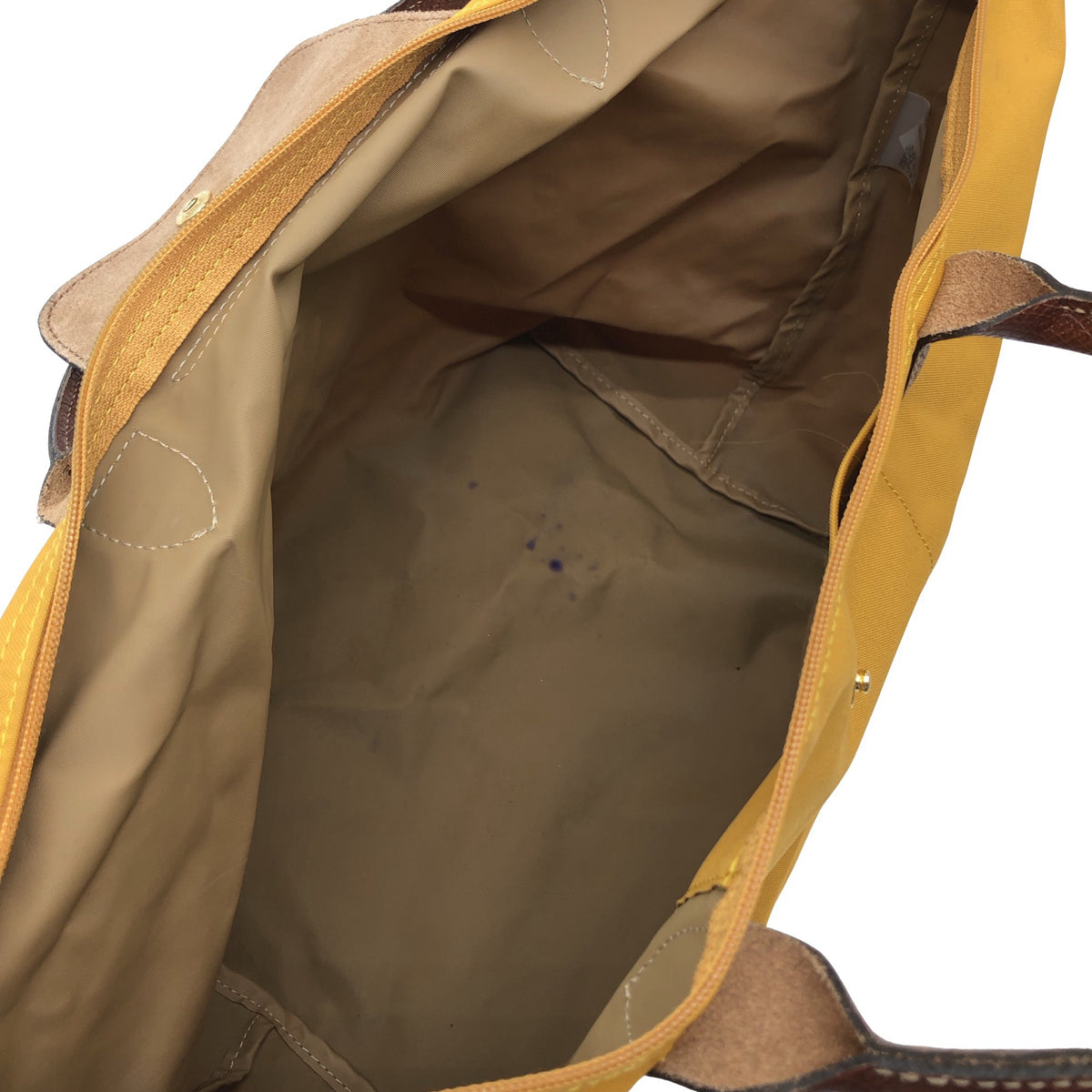 Unisex Longchamp - Õlakott, suurus Maxi - Kollane (3)