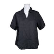 Unisex Nanso - Lühikeste käistega pluus, suurus 40 - Must ()
