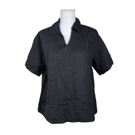 Unisex Nanso - Lühikeste käistega pluus, suurus 40 - Must ()