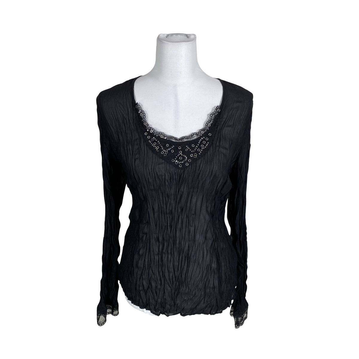 Unisex s.Oliver - Pluus, suurus 40 - Must (1)