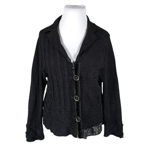Unisex Promise - Kardigan, suurus 44 - Must (1)