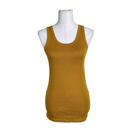 Unisex by Malene Birger - Trikotaažist topp, suurus 36 - Kollane ()