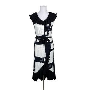 Unisex Taika - Trikotaažist kleit, suurus 38 - Must (1)