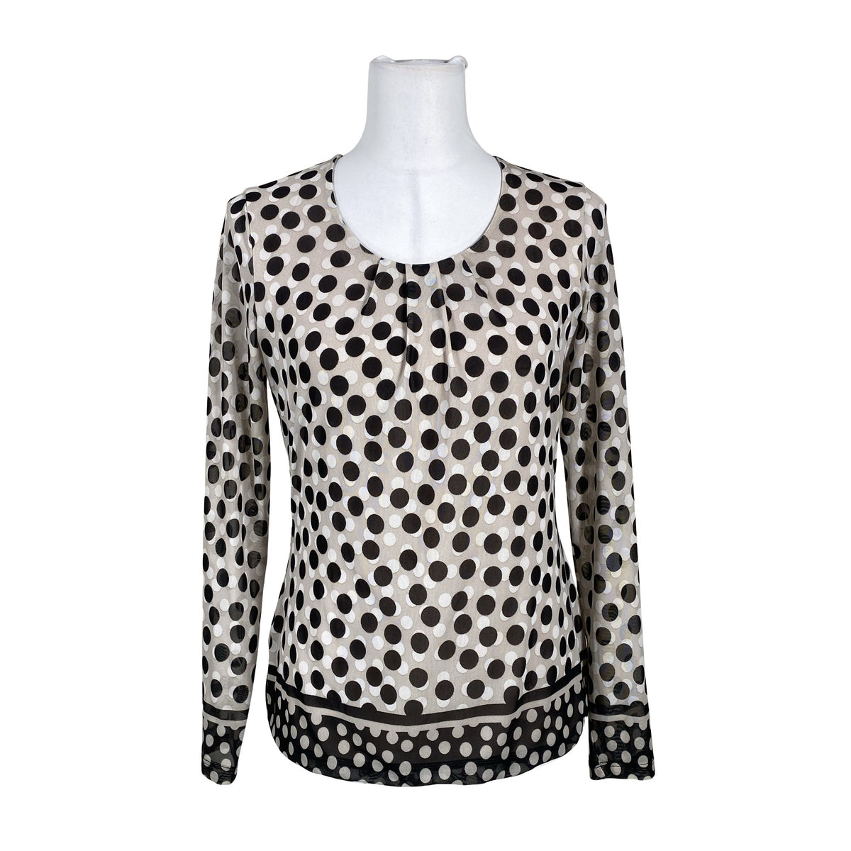 Unisex Gerry Weber - Trikotaažist pluus, suurus 36 - Beige (1)